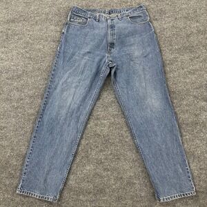 Hunt Club Jeans Mens Size 38x32 Blue Cotton Straight Leg Classic Fit Denim 1994